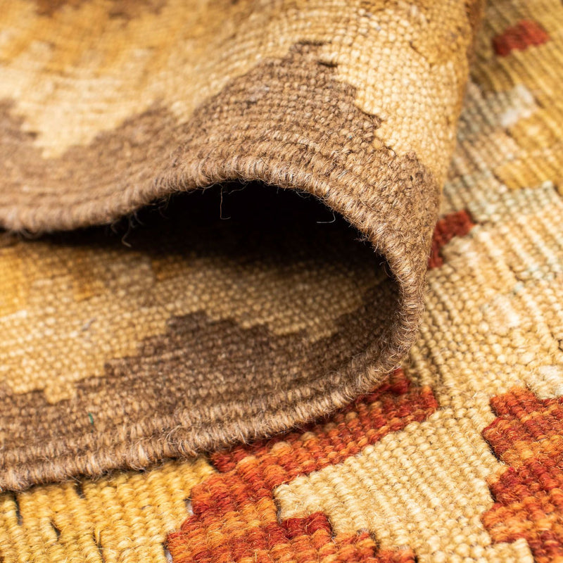 Alfombra de pasillo Alfombra Kelim - Oriental - 204 x 67 cm - beige