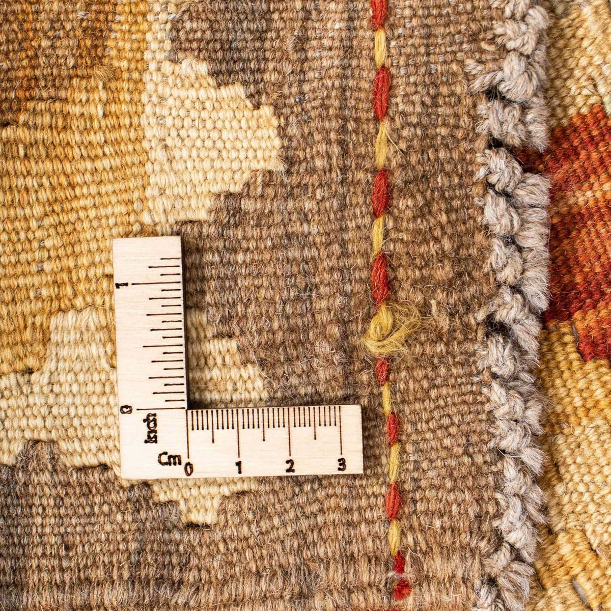 Alfombra de pasillo Alfombra Kelim - Oriental - 204 x 67 cm - beige