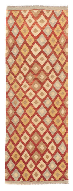 Alfombra de pasillo Alfombra Kelim - Splash - 185 x 69 cm - multicolor