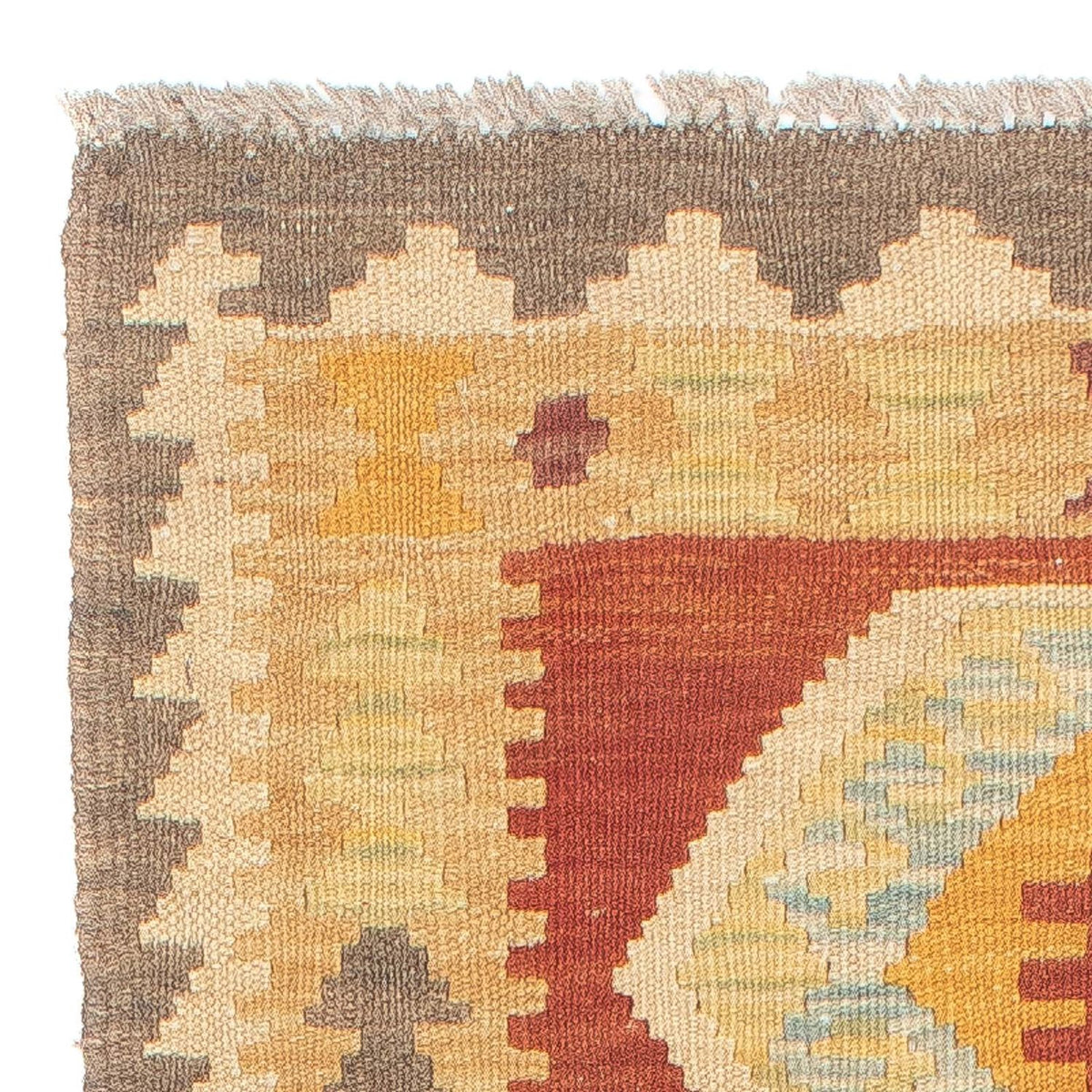 Alfombra de pasillo Alfombra Kelim - Splash - 192 x 63 cm - multicolor