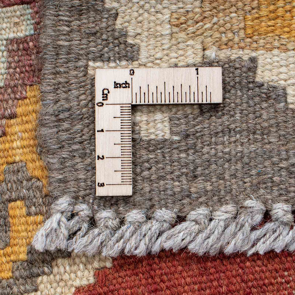 Alfombra de pasillo Alfombra Kelim - Splash - 192 x 63 cm - multicolor