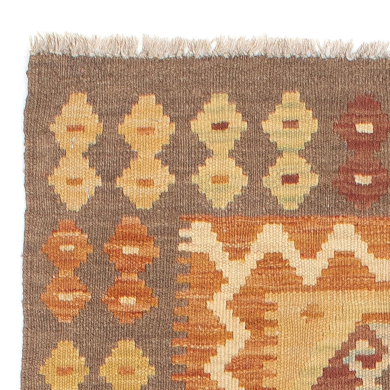 Alfombra de pasillo Alfombra Kelim - Splash - 192 x 67 cm - multicolor