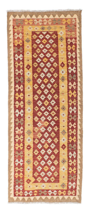 Alfombra de pasillo Alfombra Kelim - Oriental - 197 x 73 cm - óxido
