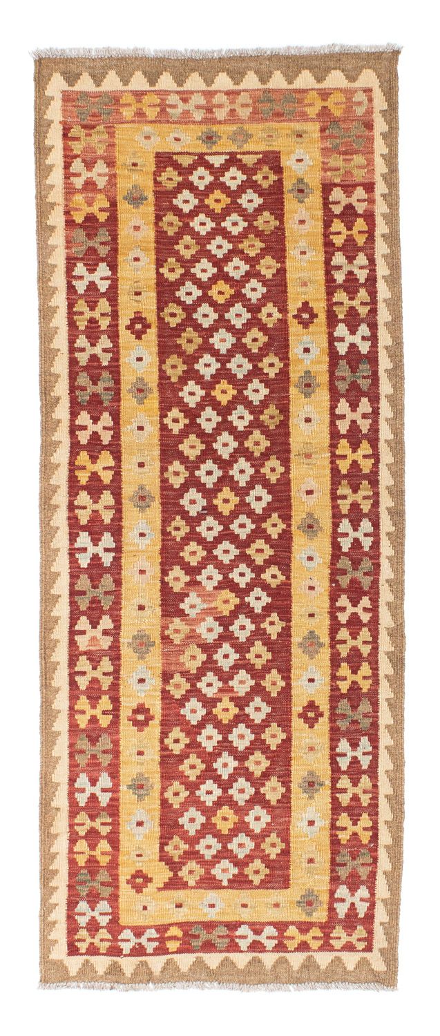 Alfombra de pasillo Alfombra Kelim - Oriental - 197 x 73 cm - óxido