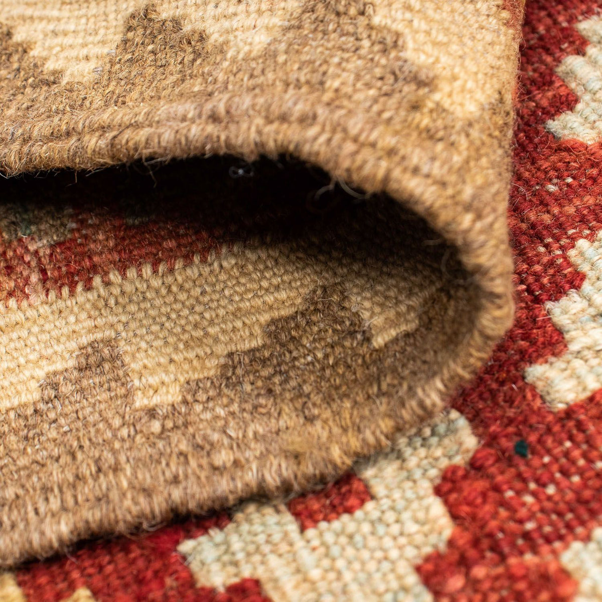 Alfombra de pasillo Alfombra Kelim - Oriental - 197 x 73 cm - óxido