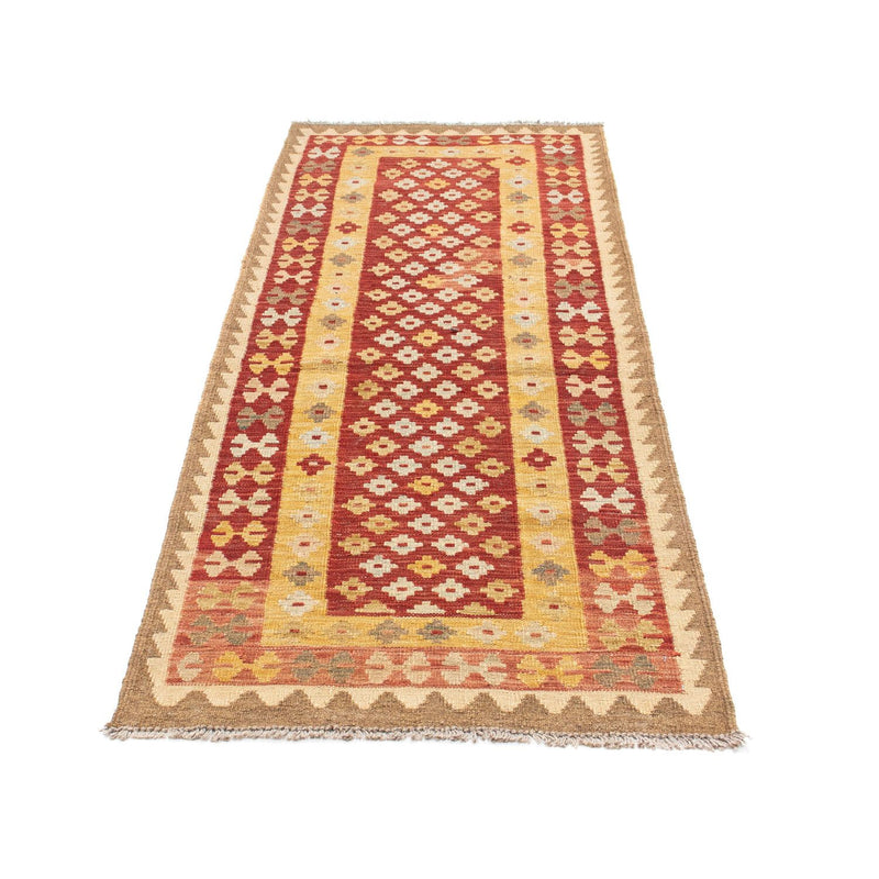 Alfombra de pasillo Alfombra Kelim - Oriental - 197 x 73 cm - óxido