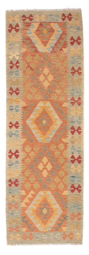 Alfombra de pasillo Alfombra Kelim - Splash - 199 x 64 cm - multicolor