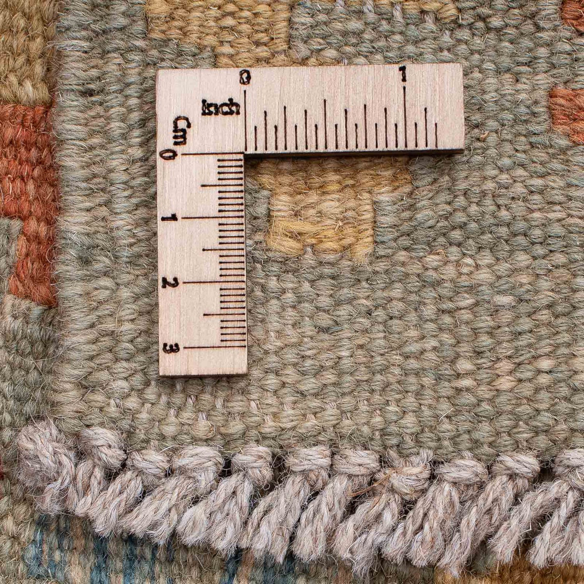 Alfombra de pasillo Alfombra Kelim - Splash - 199 x 64 cm - multicolor