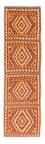 Alfombra de pasillo Alfombra Kelim - Oriental - 231 x 62 cm - marrón