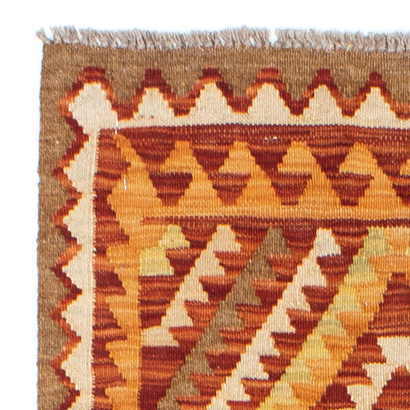 Alfombra de pasillo Alfombra Kelim - Oriental - 231 x 62 cm - marrón