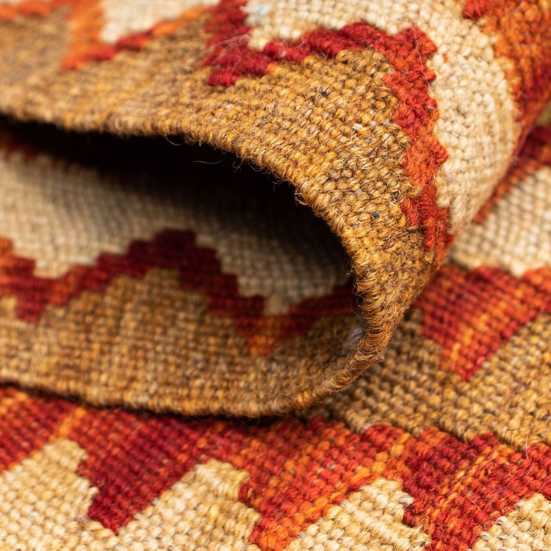 Alfombra de pasillo Alfombra Kelim - Oriental - 231 x 62 cm - marrón