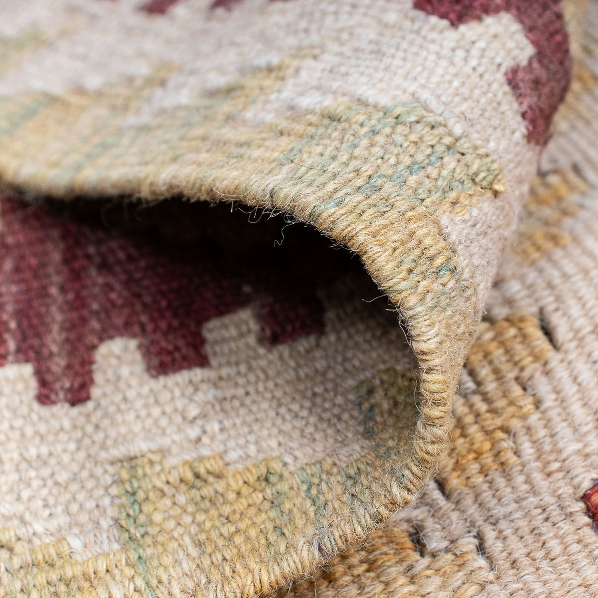 Alfombra de pasillo Alfombra Kelim - Splash - 152 x 61 cm - multicolor