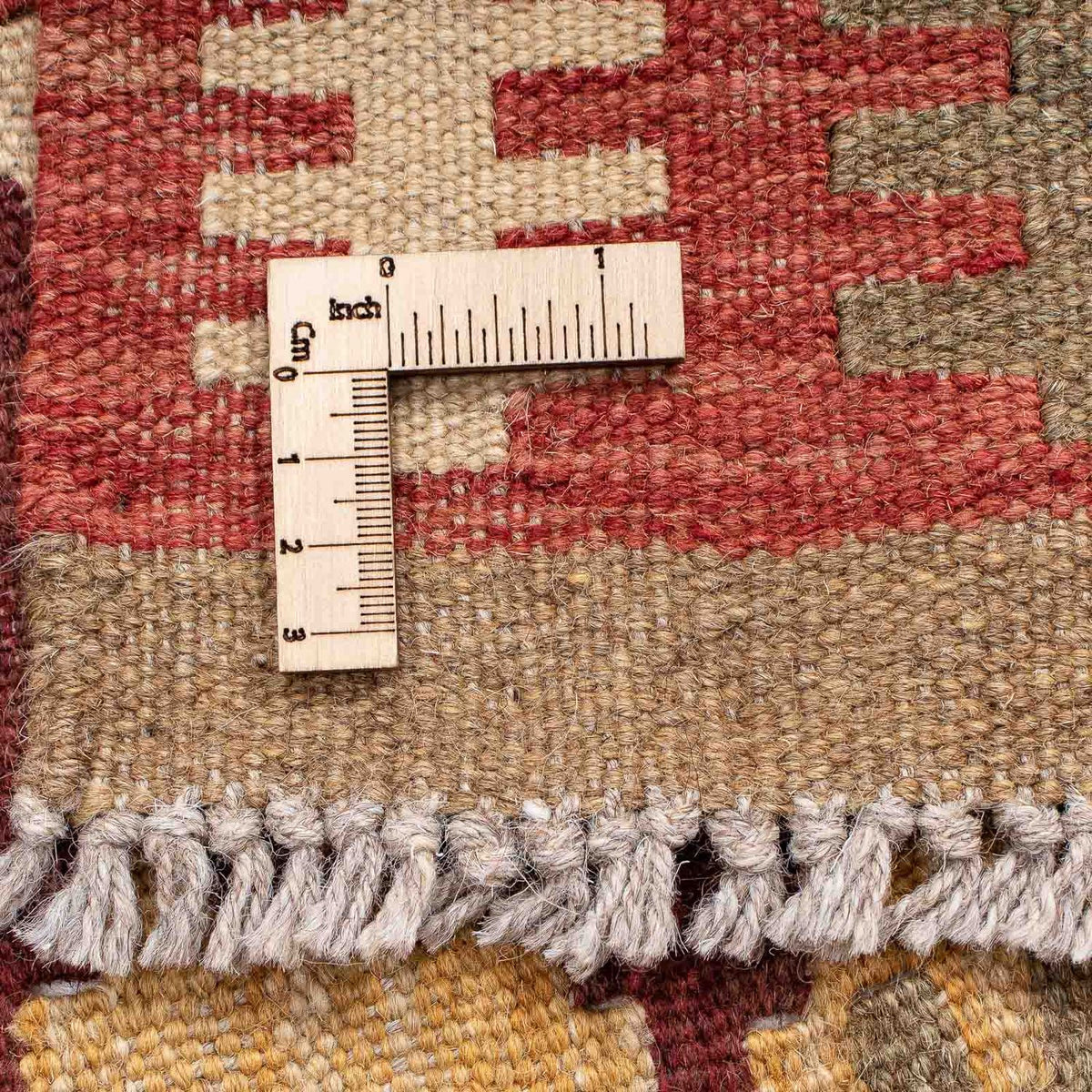 Alfombra de pasillo Alfombra Kelim - Splash - 205 x 64 cm - multicolor