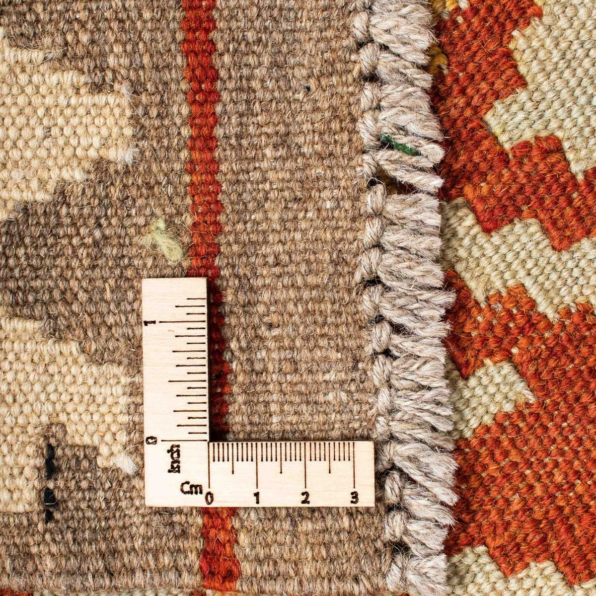 Alfombra de pasillo Alfombra Kelim - Oriental - 195 x 73 cm - rojo