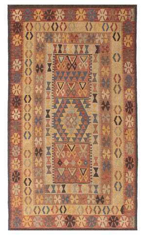 Alfombra Kelim - Oriental - 204 x 130 cm - multicolor