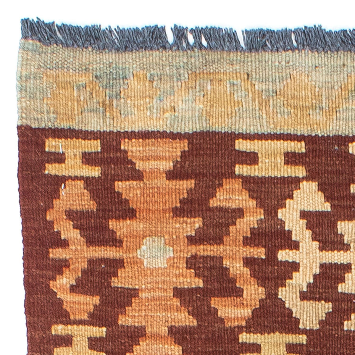 Alfombra de pasillo Alfombra Kelim - Oriental - 209 x 72 cm - multicolor