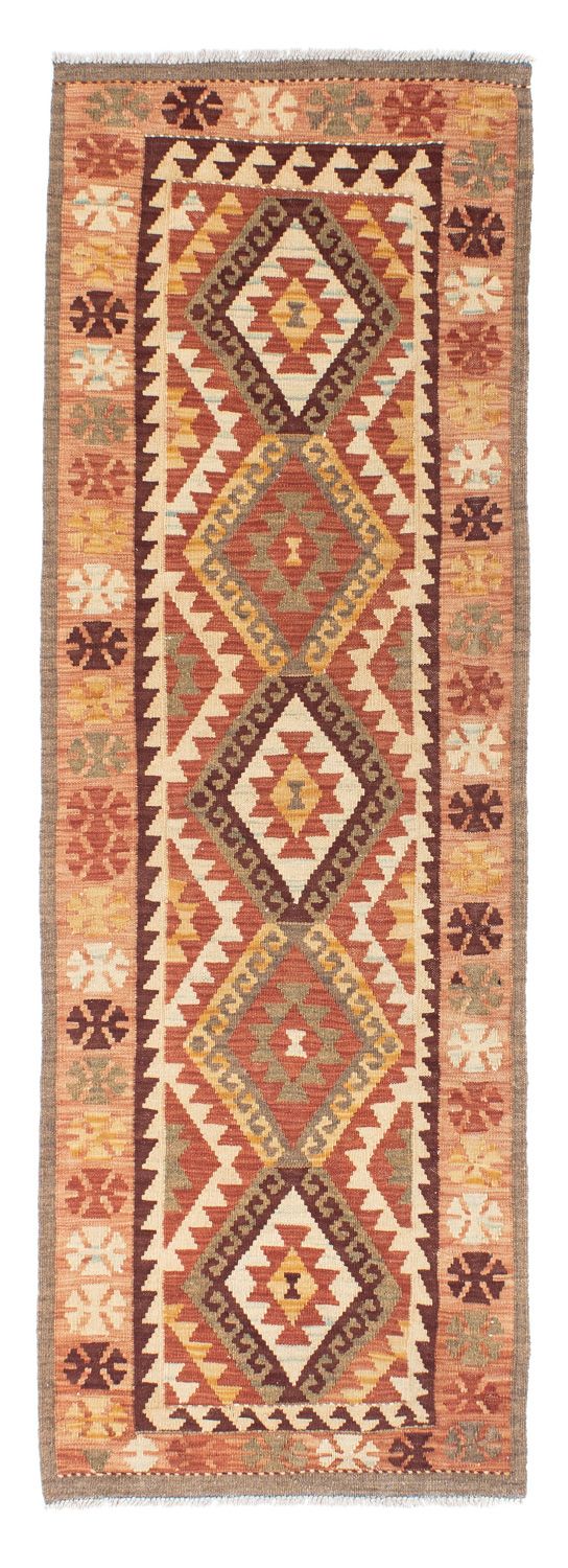 Alfombra de pasillo Alfombra Kelim - Oriental - 204 x 71 cm - beige