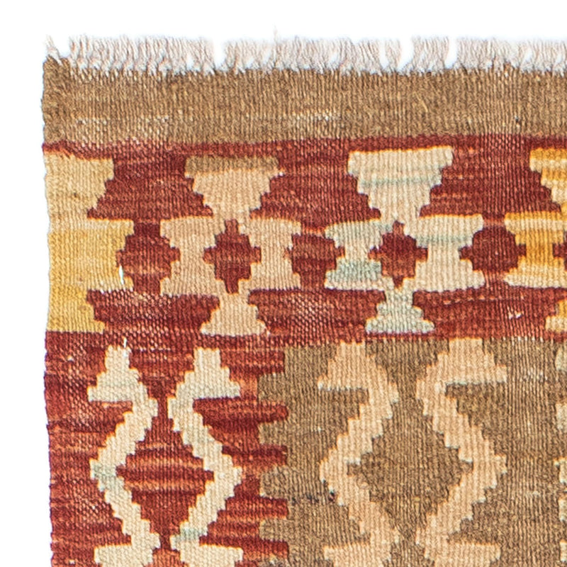 Alfombra de pasillo Alfombra Kelim - Oriental - 187 x 71 cm - óxido