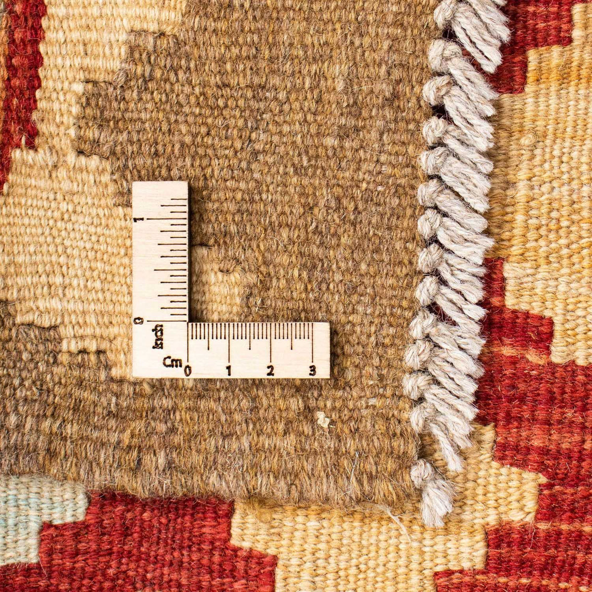 Alfombra de pasillo Alfombra Kelim - Oriental - 195 x 74 cm - óxido