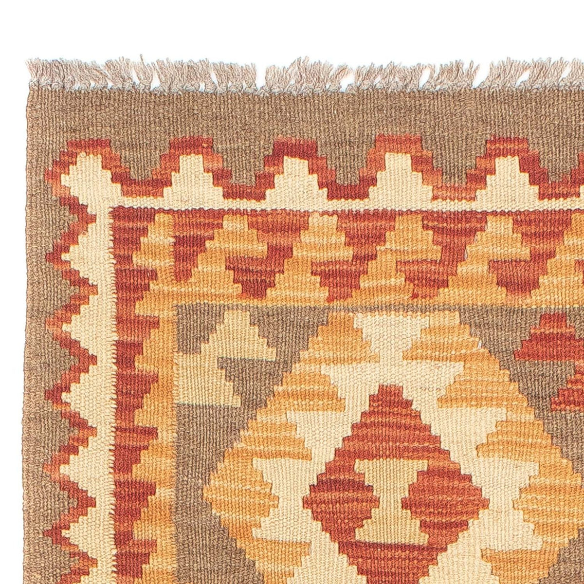 Alfombra de pasillo Alfombra Kelim - Splash - 193 x 66 cm - multicolor