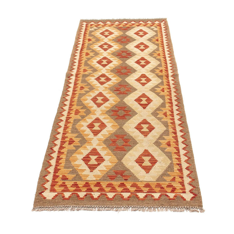 Alfombra de pasillo Alfombra Kelim - Splash - 193 x 66 cm - multicolor