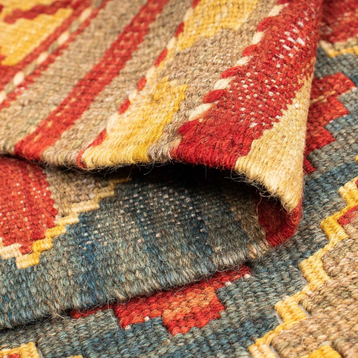 Alfombra de pasillo Alfombra Kelim - Oriental - 201 x 72 cm - multicolor