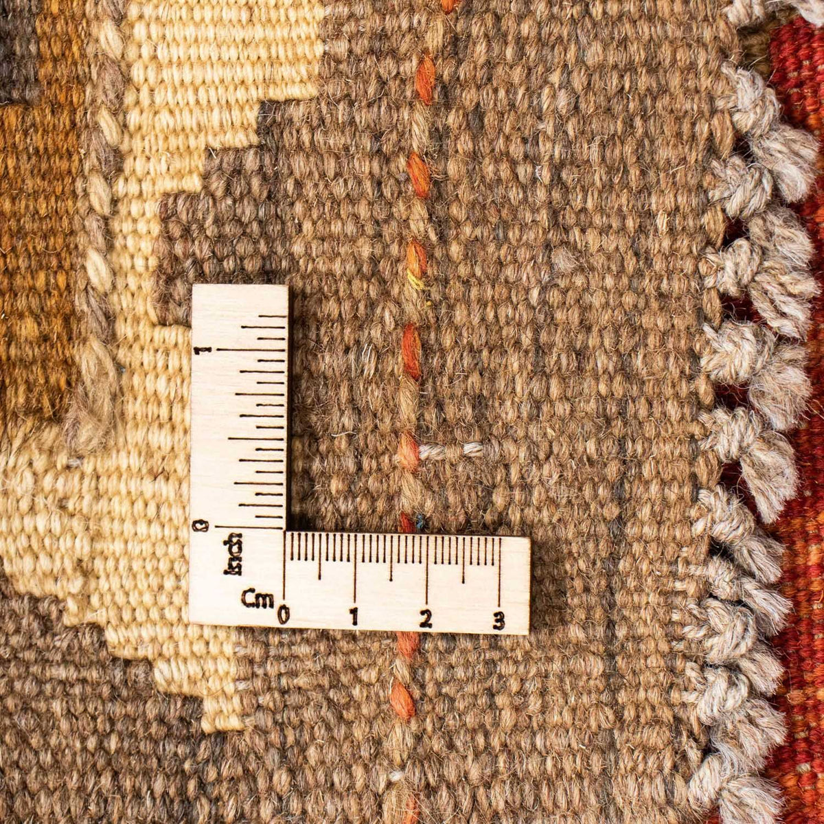Alfombra de pasillo Alfombra Kelim - Oriental - 194 x 67 cm - óxido