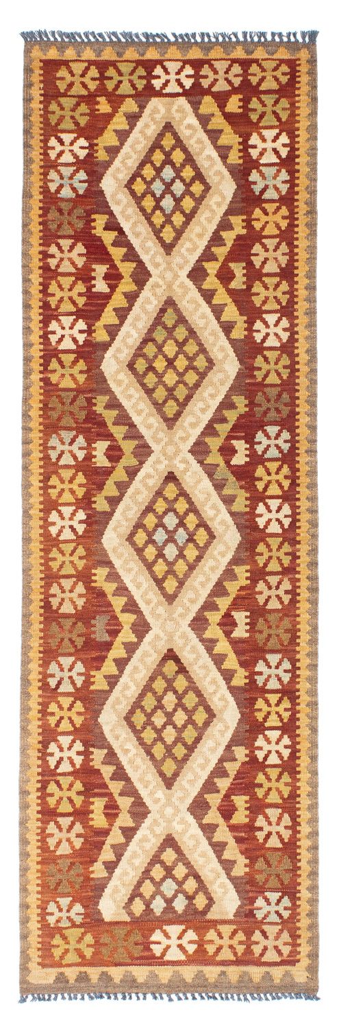 Alfombra de pasillo Alfombra Kelim - Oriental - 210 x 68 cm - beige
