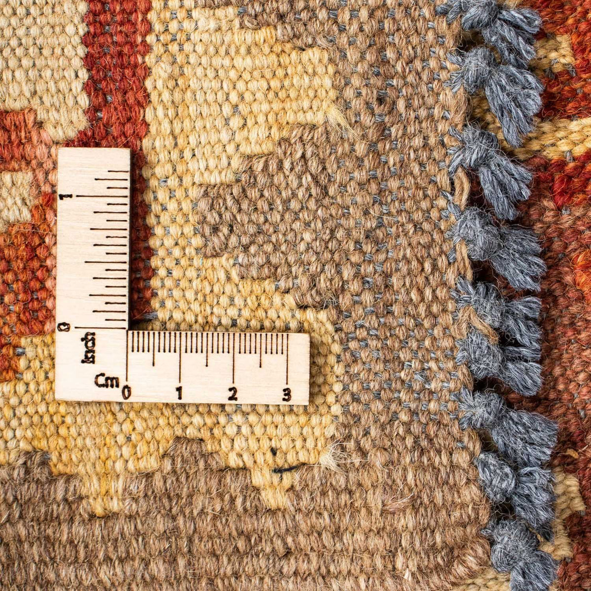 Alfombra de pasillo Alfombra Kelim - Oriental - 210 x 68 cm - beige