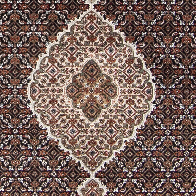 Alfombra persa - Tabriz - 202 x 138 cm - azul oscuro