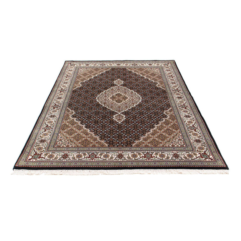 Alfombra persa - Tabriz - 202 x 138 cm - azul oscuro