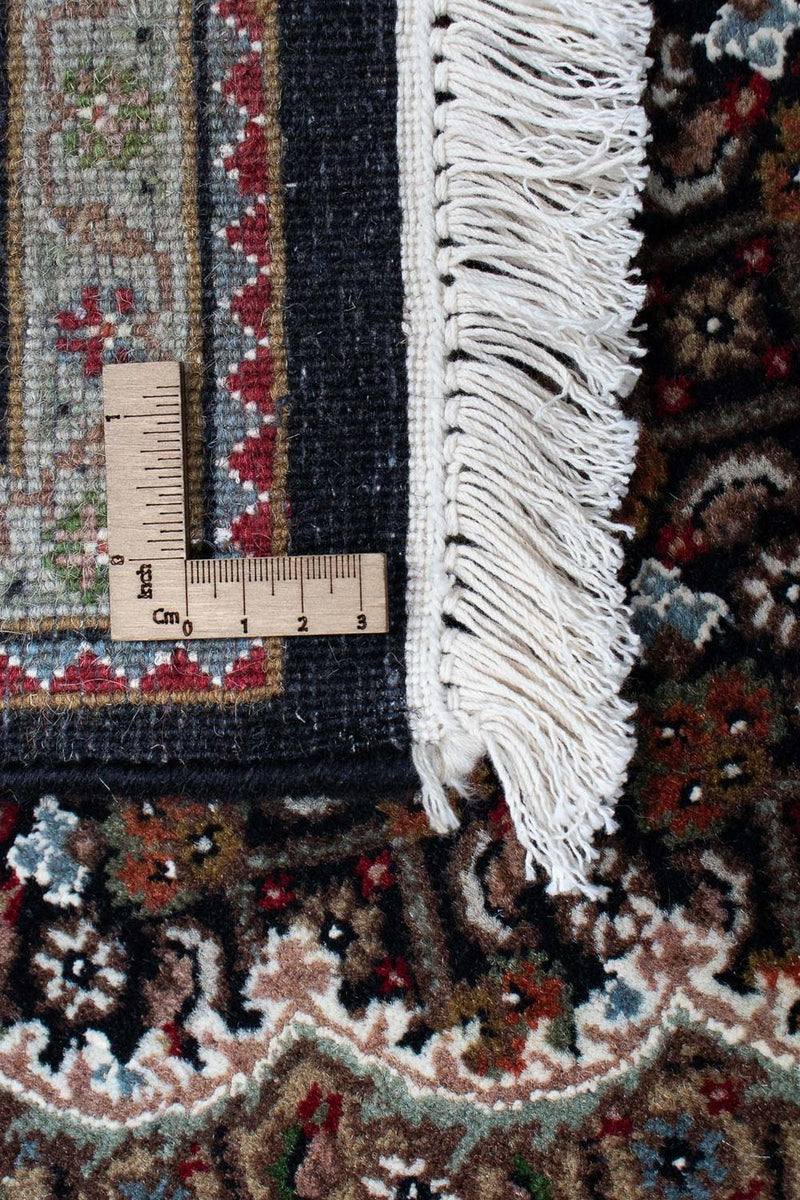 Alfombra persa - Tabriz - 202 x 138 cm - azul oscuro
