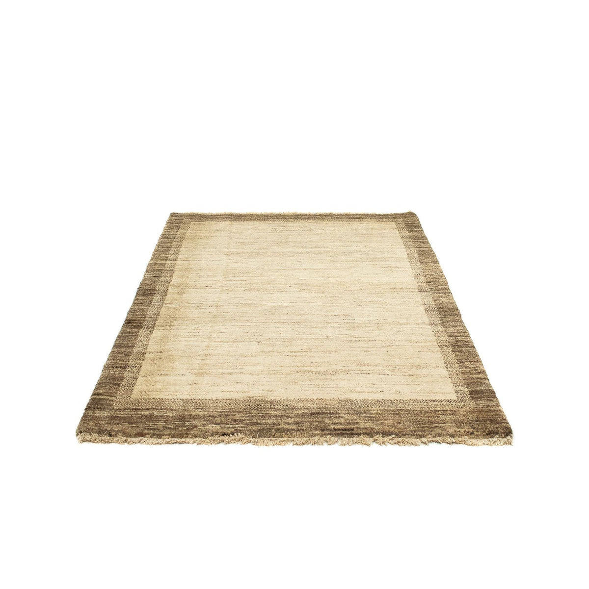 Alfombra Gabbeh - Indus - 153 x 123 cm - marrón claro