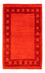 Alfombra Gabbeh - Indus - 156 x 98 cm - rojo
