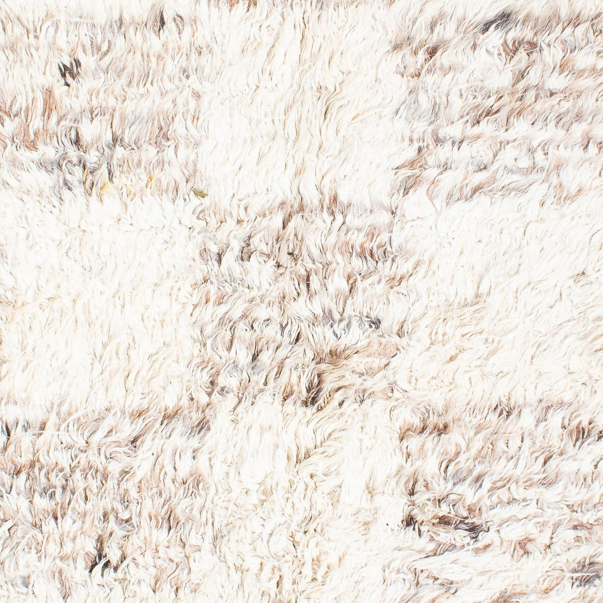 Alfombra de pelo largo - 252 x 172 cm - beige