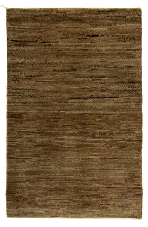 Alfombra Gabbeh - Indus - 113 x 78 cm - marrón oscuro