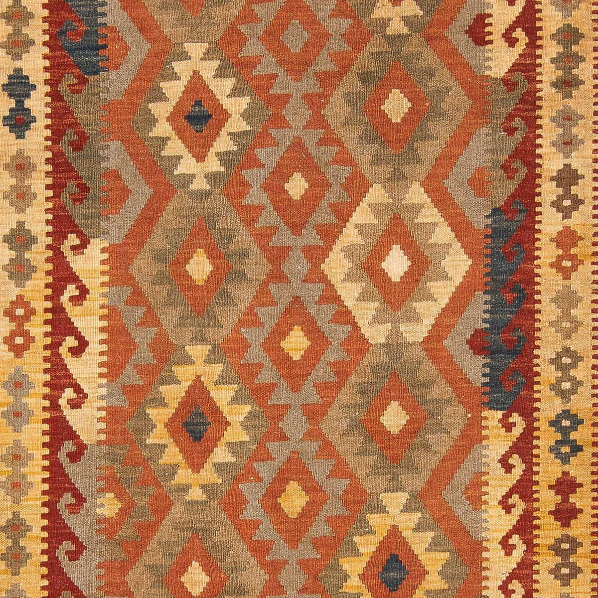 Alfombra Kelim - Splash - 289 x 200 cm - multicolor