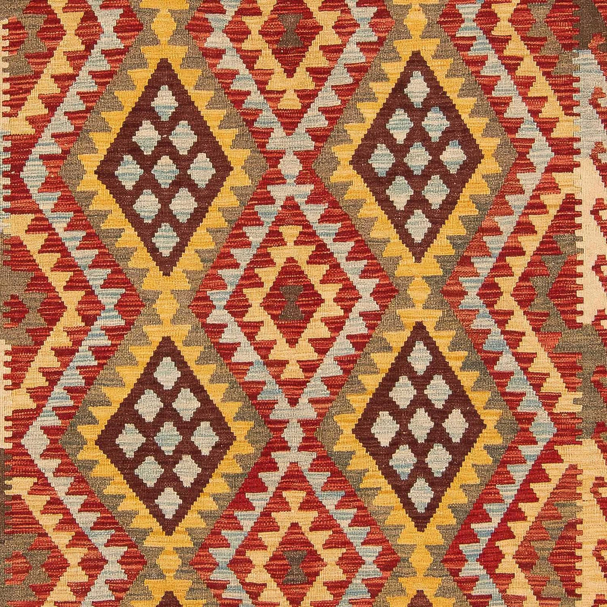 Alfombra Kelim - Splash - 289 x 208 cm - multicolor