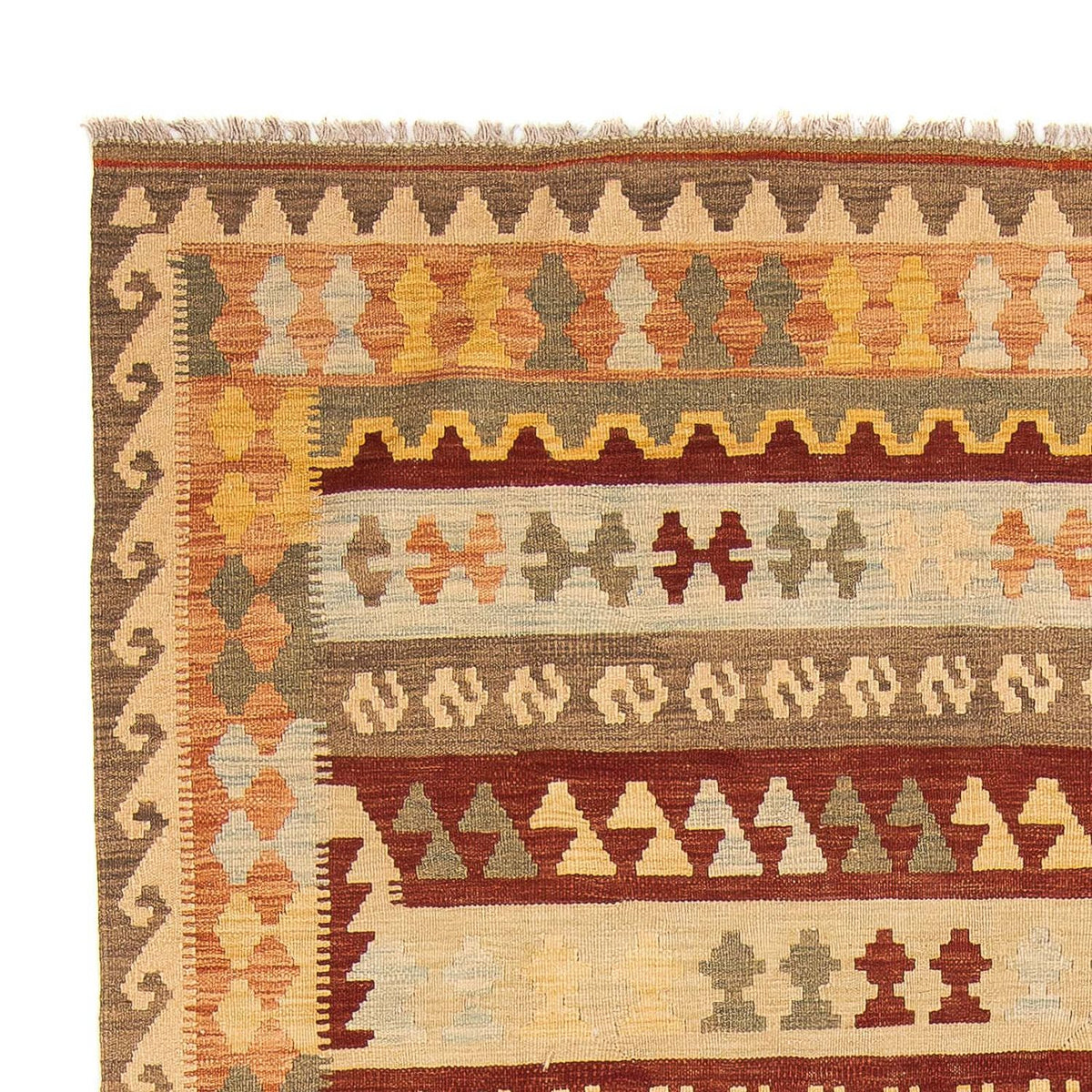 Alfombra Kelim - Splash - 289 x 189 cm - multicolor