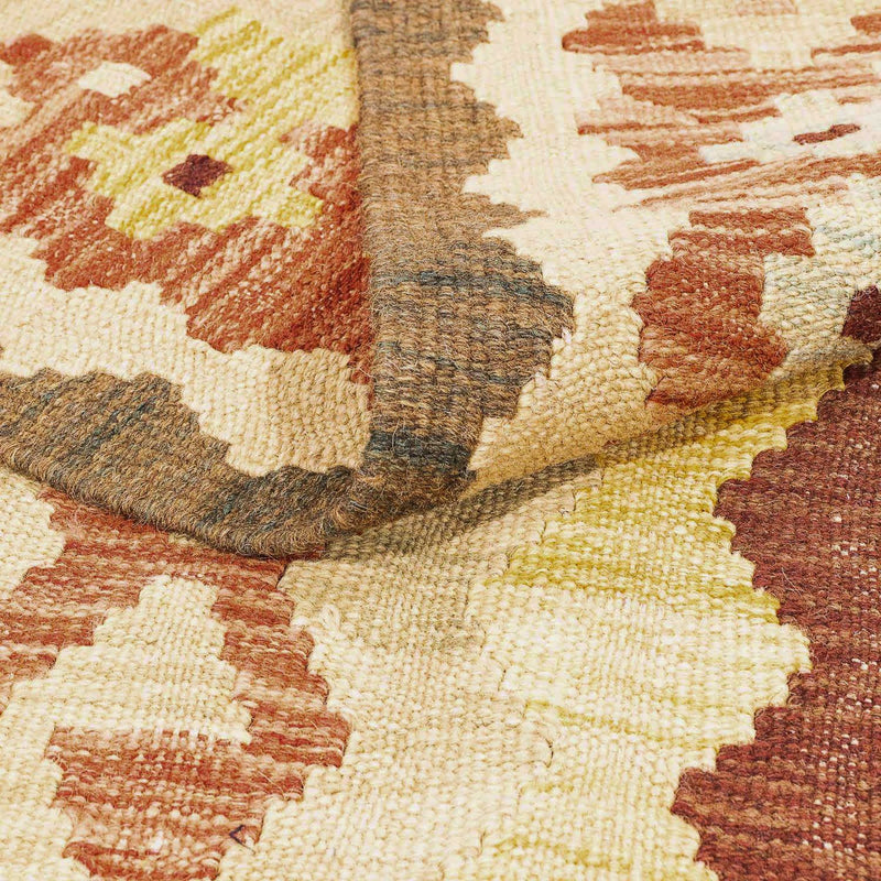 Alfombra Kelim - Splash - 287 x 199 cm - beige