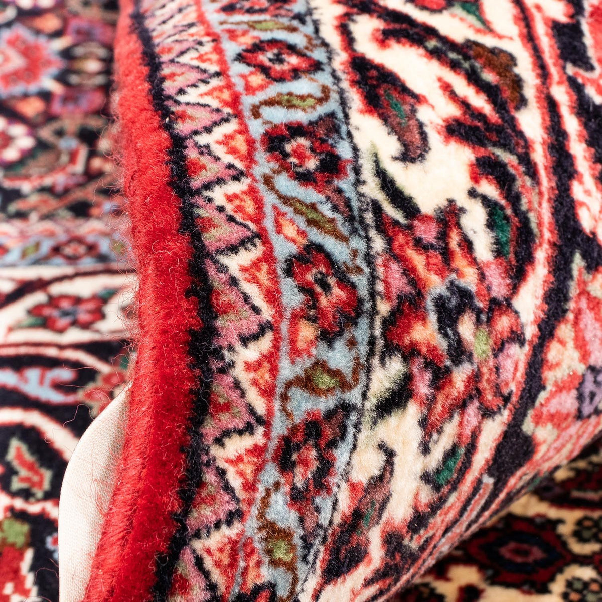 Alfombra persa - Bidjar - 344 x 254 cm - rojo claro