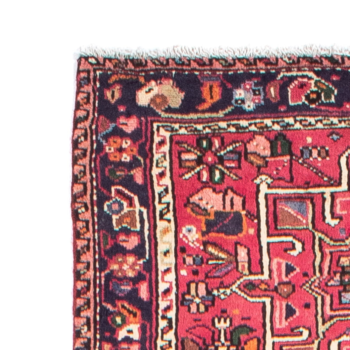 Alfombra de pasillo Alfombra persa - Nómada - 386 x 83 cm - rojo