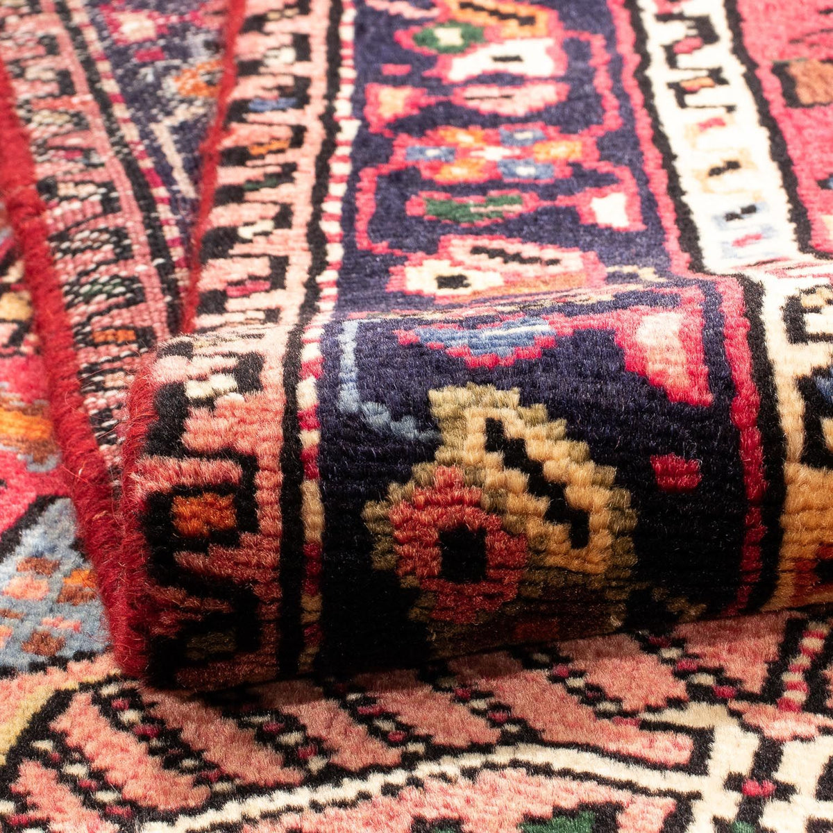 Alfombra de pasillo Alfombra persa - Nómada - 386 x 83 cm - rojo