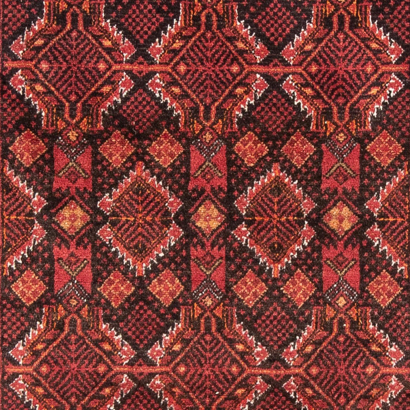 Alfombra de pasillo Alfombra Belutsch - 194 x 101 cm - rojo