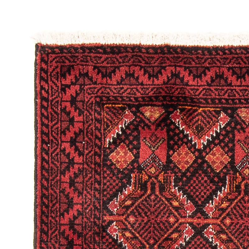 Alfombra de pasillo Alfombra Belutsch - 194 x 101 cm - rojo