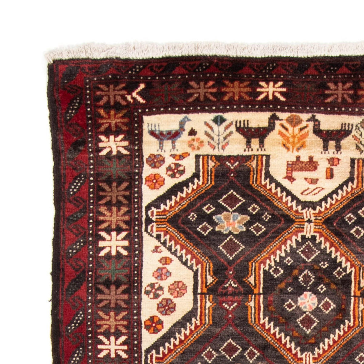 Alfombra de pasillo Alfombra Belutsch - 225 x 104 cm - beige