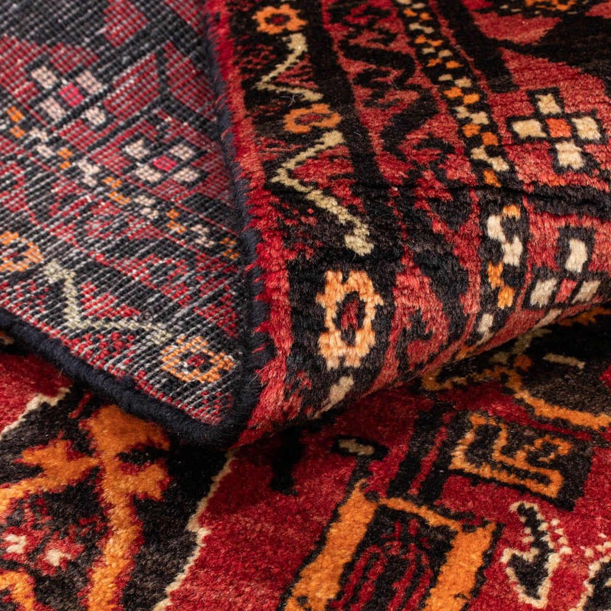 Alfombra de pasillo Alfombra Belutsch - 180 x 102 cm - rojo