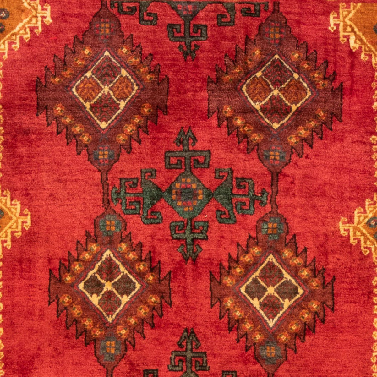Alfombra de pasillo Alfombra Belutsch - 202 x 111 cm - rojo