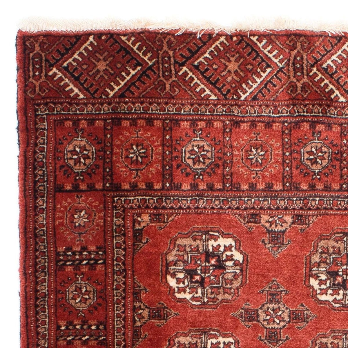 Alfombra Belutsch - 143 x 121 cm - rojo oscuro