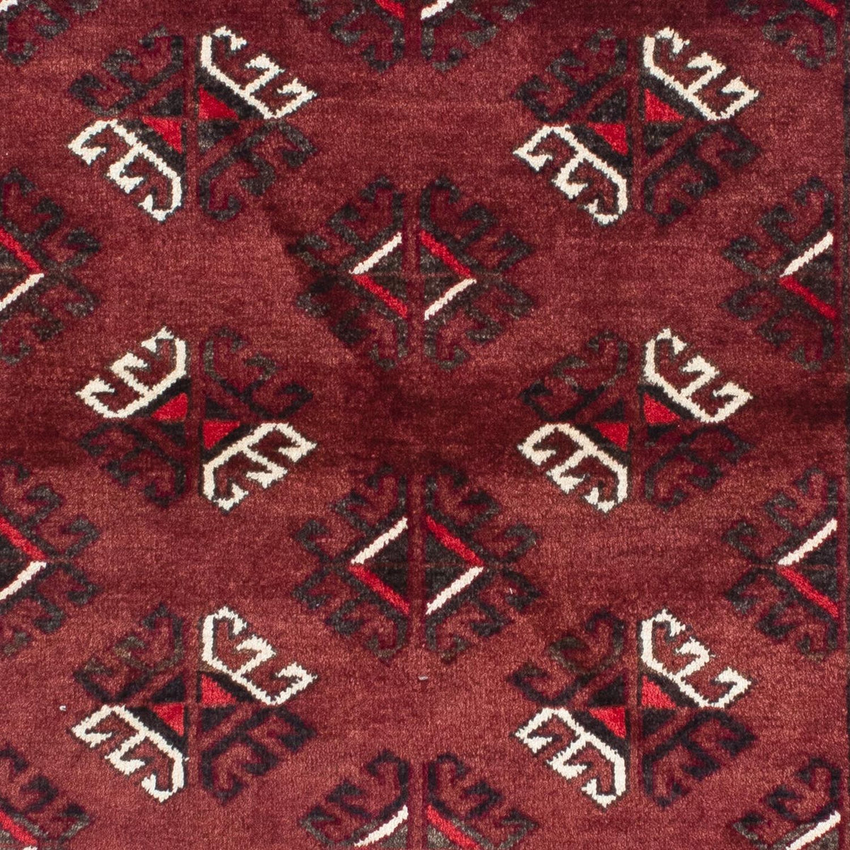 Alfombra Belutsch - 145 x 102 cm - rojo oscuro